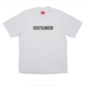 Supreme floral logo shirt